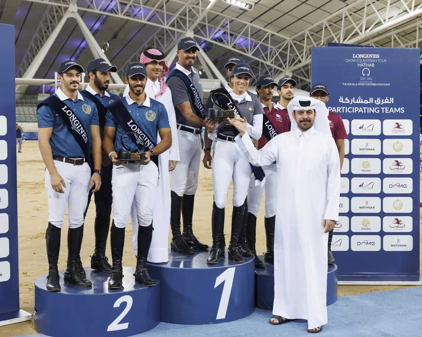 نتائج الجولة الثامنة من جولات قطر للفروسية “لونجين هذاب